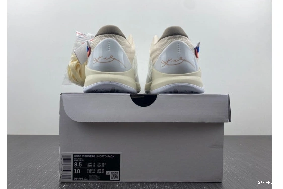 White DB4796-101 Rice Protro Nike 5 Kobe Undefeated  1012